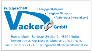 Vacker GmbH Putzgeschäft